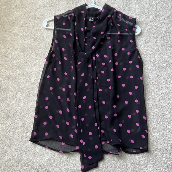 F21 polka dot blouse - Picture 2 of 2